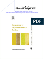 Textbook Ebook Engineering of High Performance Textiles 1St Edition Menghe Miao All Chapter PDF