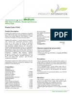 Gamborg B5 Medium: With Calcium Chloride, Vitamins and Sucrose Without Agar