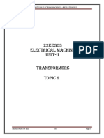 22EE303 Electrical Machines I Unit-Ii