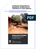 Textbook Ebook Enhancing Disaster Preparedness From Humanitarian Architecture To Community Resilience A Nuno Martins All Chapter PDF
