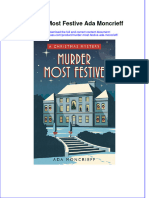 Textbook Ebook Murder Most Festive Ada Moncrieff All Chapter PDF