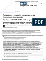 Aeroportos Regionais - Novas Regras de Licenciamento Ambiental - Jus