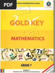 Golden Keys Mathematics Grade 7