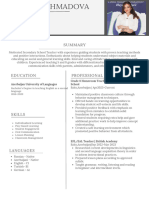 Gray and White Simple Clean Resume