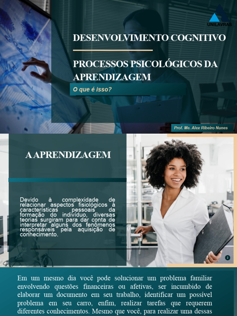 Processos Psicológicos na Aprendizagem | PDF | Aprendizado | Psicologia