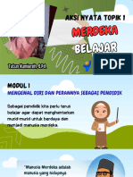 Aksi Nyata Topik Merdeka Belajar