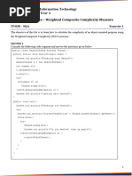 Lab - Weighted Composite Complexity Measure - Answer