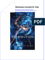 Textbook Ebook A Game of Retribution Scarlett ST Clair 3 All Chapter PDF