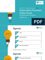 PPI - Week 4 - Sistematika Penulisan Artikel Ilmiah