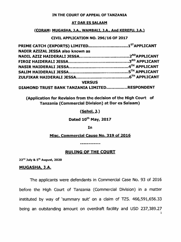 Tests For Interlocutory Orders | PDF