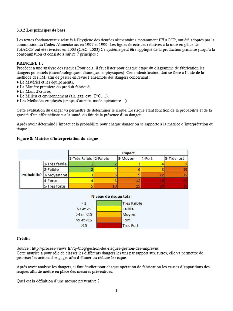 Séquence 4 | PDF | Analyse des dangers et points critiques pour leur ...