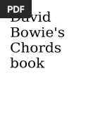 David Bowie - S Chordsbook