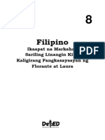 Q4 Filipino 8 Module 1