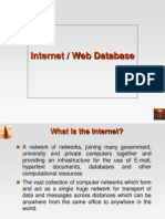 Internet/Web Database Overview