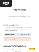 Topic 1b - Free Vibration