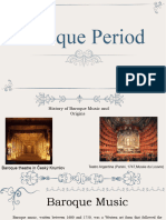 Baroque Period PPT Template by EaTemp