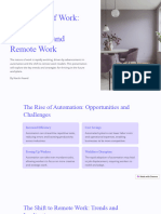 The Future of Work Adapting To Automation and Remote Work