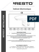 Robinet Électronique: Les Robinets Presto