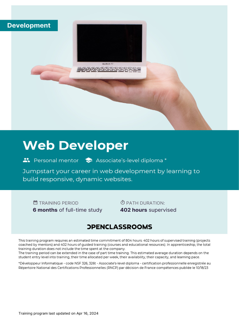 932 Web Developer en en Standard | PDF | Websites | World Wide Web