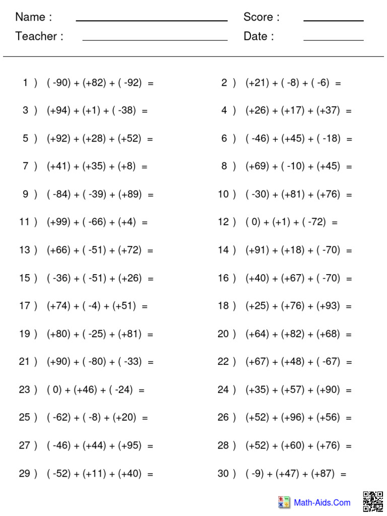 Math Addition Problems and Solutions | PDF