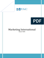 Le Marketing International FAC TSFC 2Ã Me Annã©e