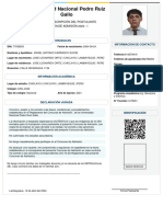 Universidad Nacional Pedro Ruiz Gallo: Datos Personales Información de Contacto