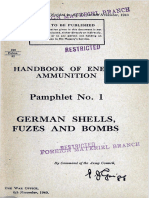 Handbook of Enemy Ammunition Pamphlet 1