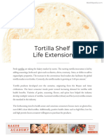 Tortilla Shelf Life Extension Baker Paper