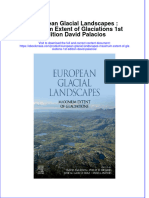 Textbook Ebook European Glacial Landscapes Maximum Extent of Glaciations 1St Edition David Palacios All Chapter PDF
