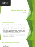 Model Evaluation