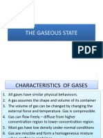 THE GASEOUS STATE Notes 16sept2021