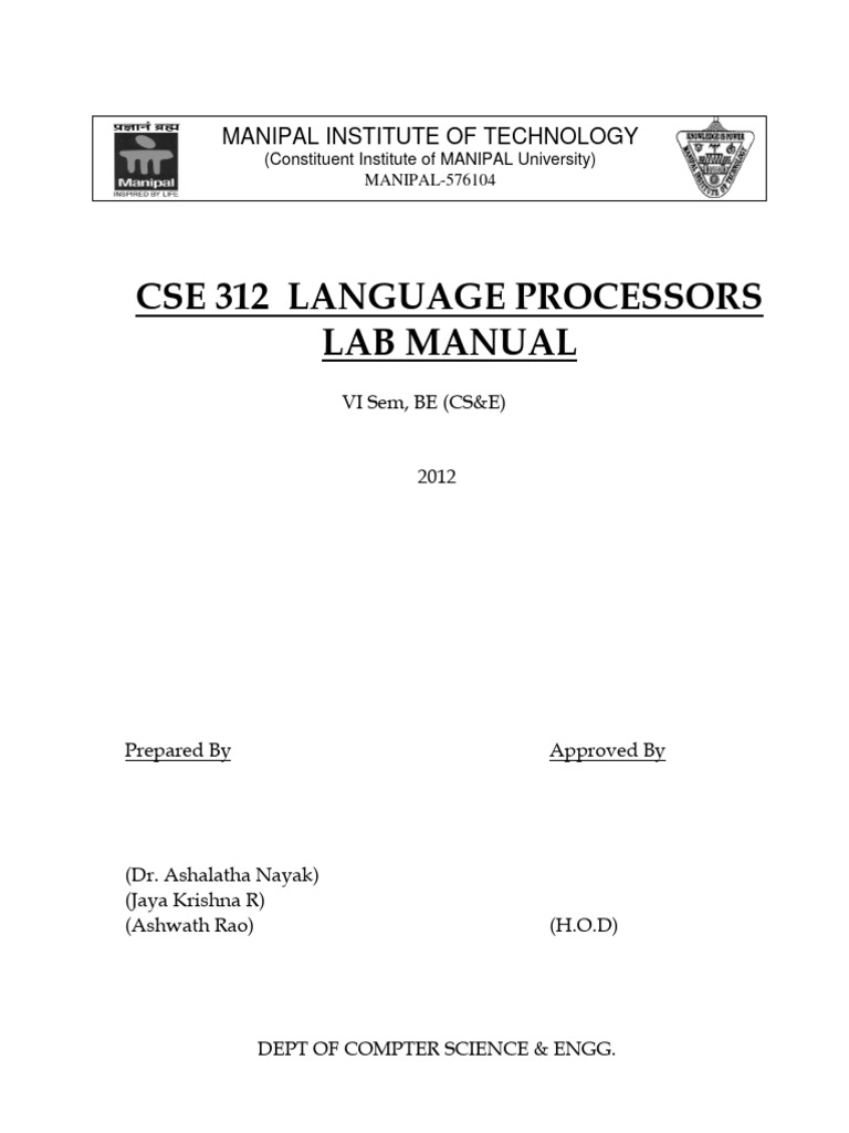 Lplab Manual 2012 Pdf Computer Program Programming