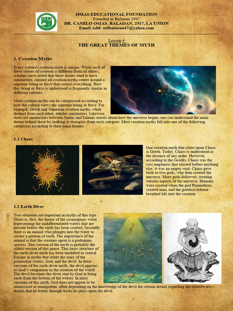 Decoding Creation Myths Earth Sky And Beyond - gr190k3