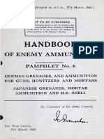 Handbook of Enemy Ammunition Pamphlet 6