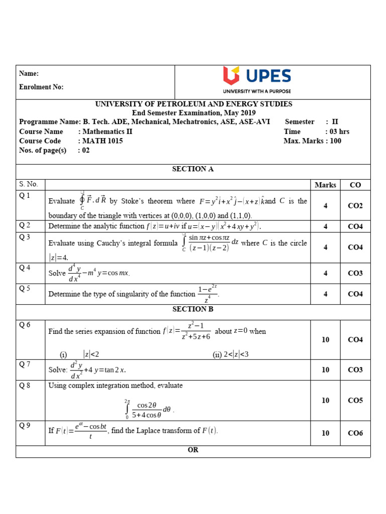 Bca Discrete Mathematics Question Papers