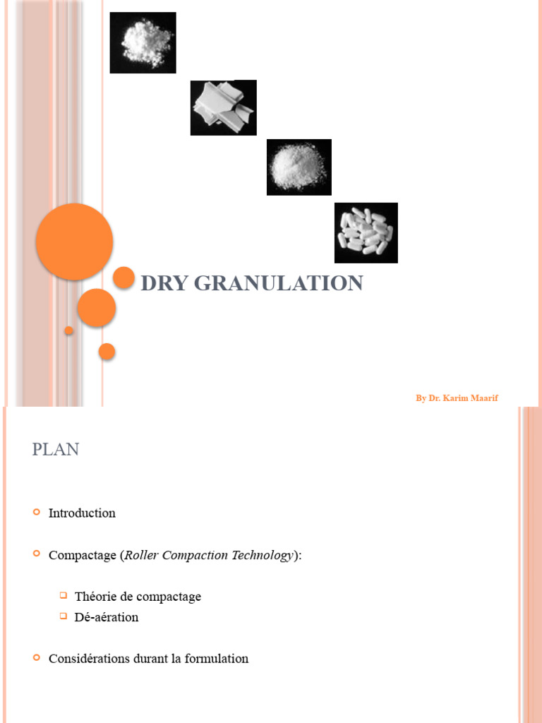 Granulation Sèche : Théories et Pratiques | PDF | Physique appliquée et ...