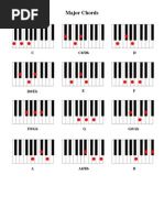 Piano Chord Chart
