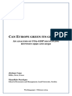 Can Europe Green Its Growth