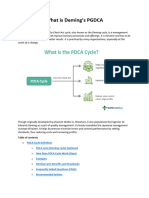 What Is Demings PGDCA Cycle