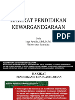 Hakikat Pendidikan Kewarganegaraan