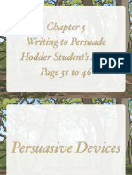 Writing To Persuade Hodder Student's Book Page 31 To 46