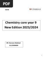 Chemistry Core g9