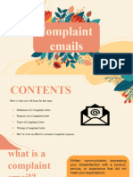 Complaint Email