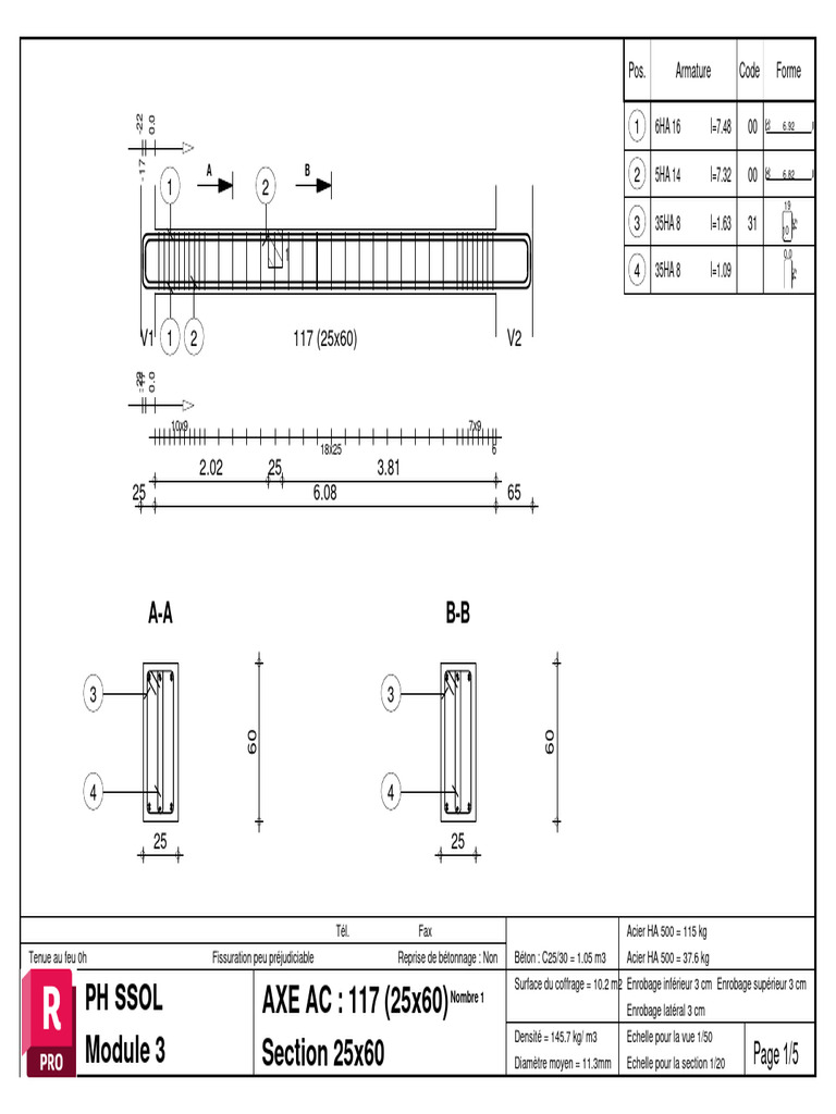 Détails techniques des dalles supérieures | PDF | Ingénierie des ...