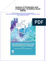 Textbook Ebook New Dimensions in Production and Utilization of Hydrogen 1St Edition Sonil Nanda All Chapter PDF