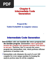 Chapter 6 ICG and Assignemnt 2 Compiler Design