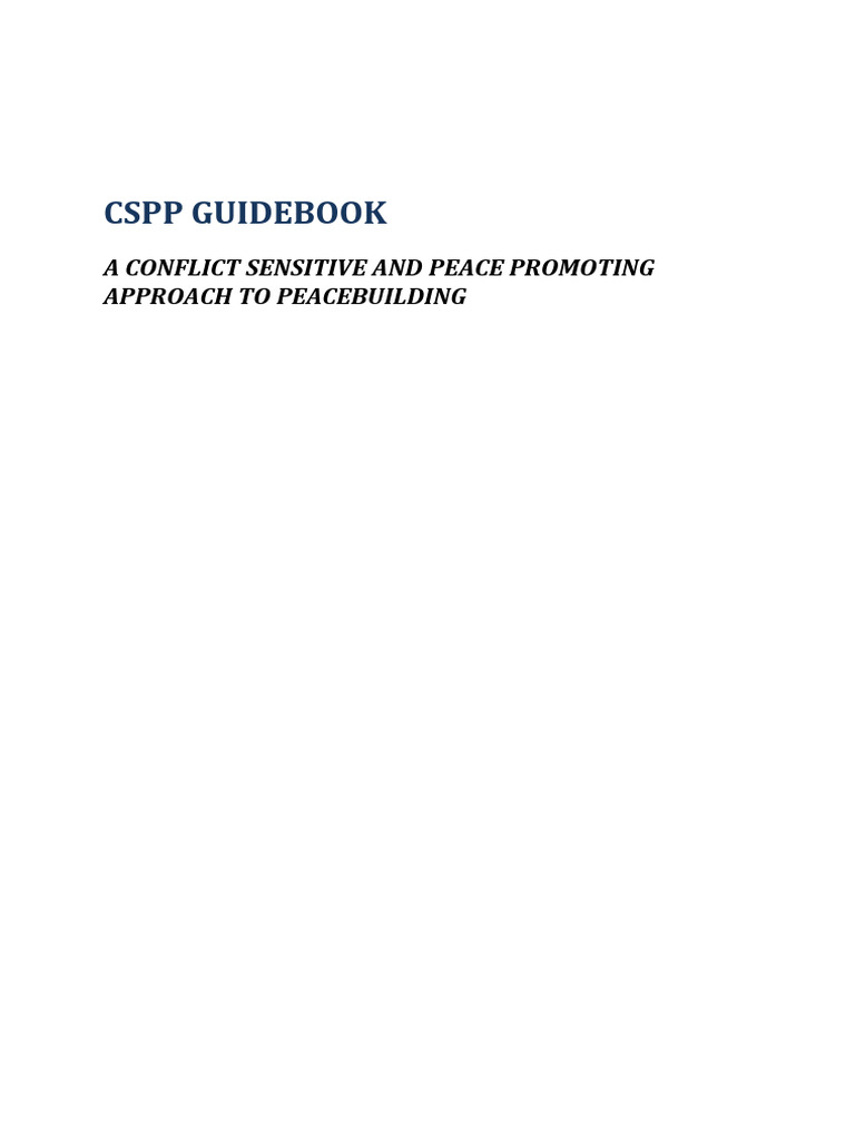 CSPP Guidebook - 17 July 2016 FINAL - Checked | PDF | Program ...