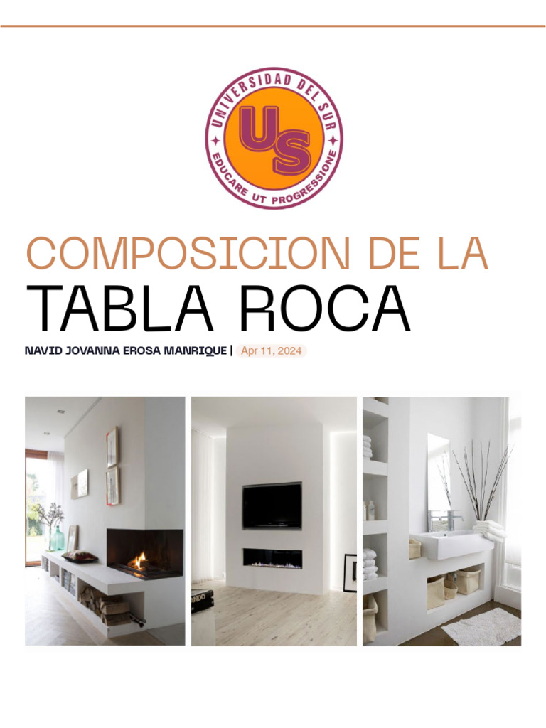 Tabla Roca | PDF | Yeso | Materiales