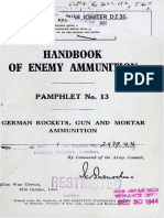 Handbook of Enemy Ammunition Pamphlet 13