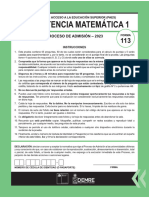 Competencia Matematica 1 Año 2024